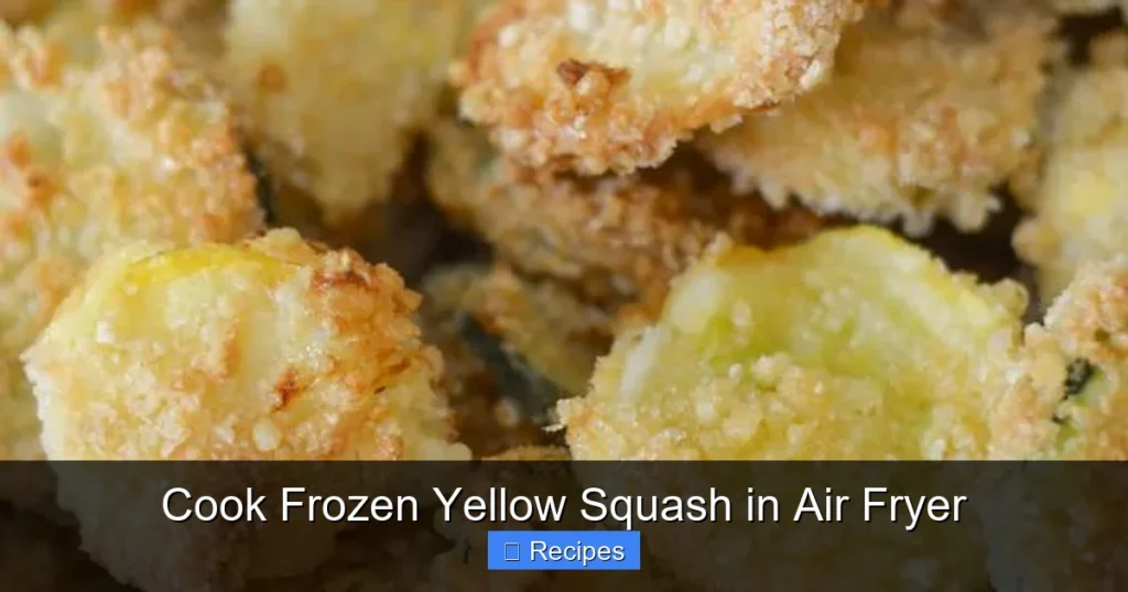 Cook Frozen Yellow Squash in Air Fryer