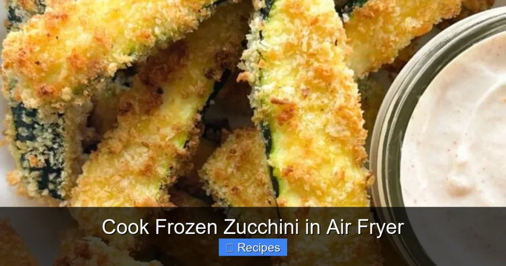 Cook Frozen Zucchini in Air Fryer
