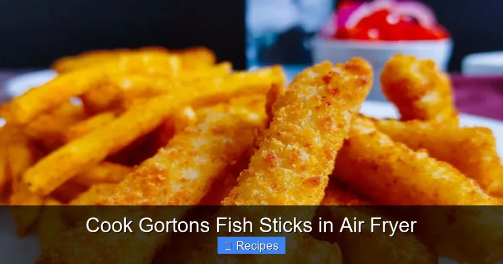 Cook Gortons Fish Sticks in Air Fryer