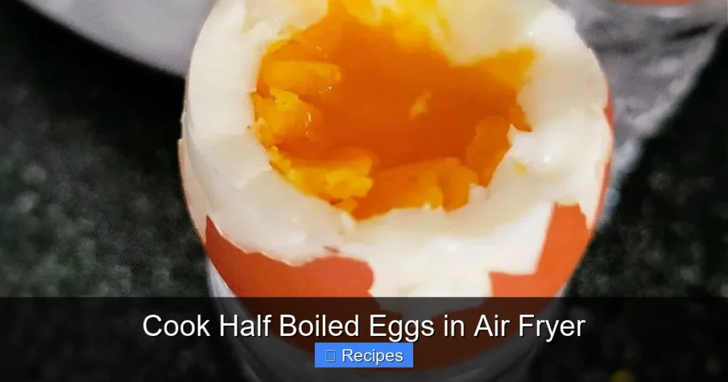 Cook Half Boiled Eggs in Air Fryer