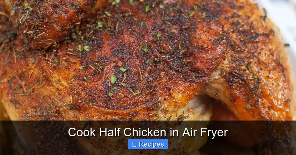 Cook Half Chicken in Air Fryer