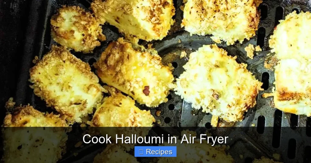 Cook Halloumi in Air Fryer