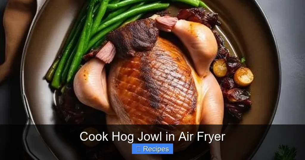 Cook Hog Jowl in Air Fryer