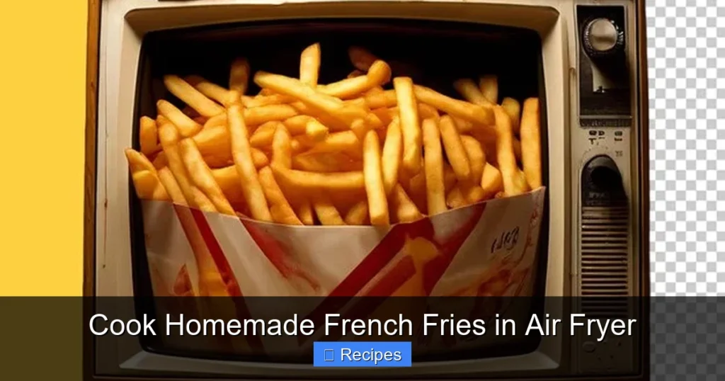 Cook Homemade French Fries in Air Fryer