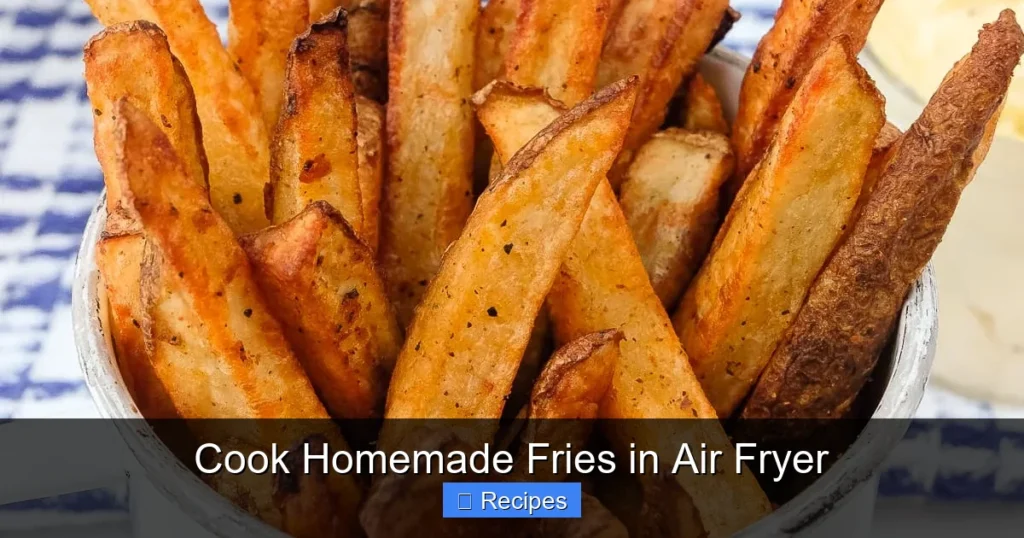 Cook Homemade Fries in Air Fryer