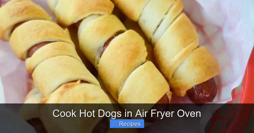 Cook Hot Dogs in Air Fryer Oven