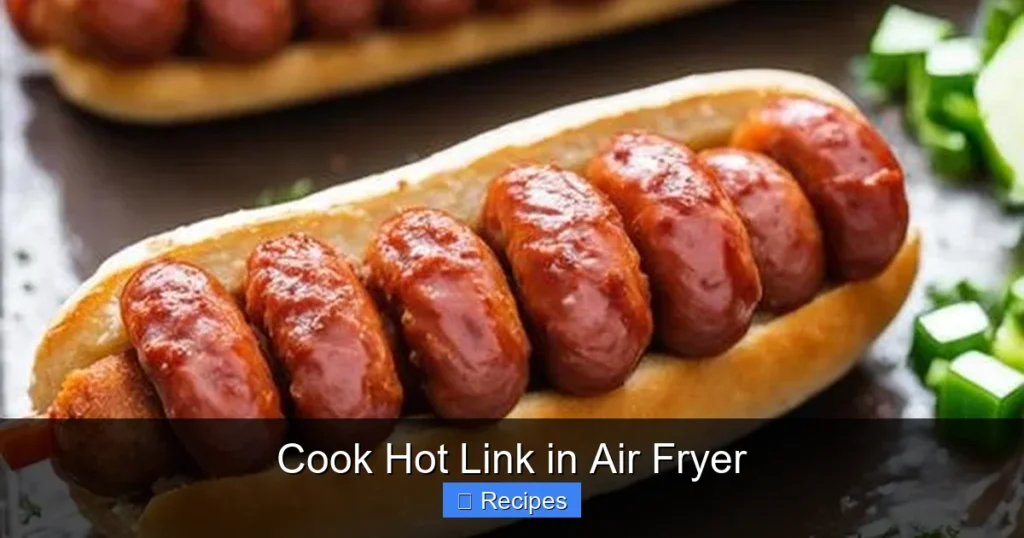Cook Hot Link in Air Fryer