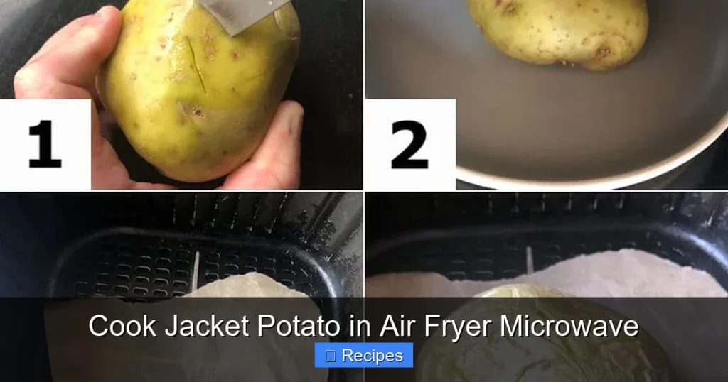 Cook Jacket Potato in Air Fryer Microwave