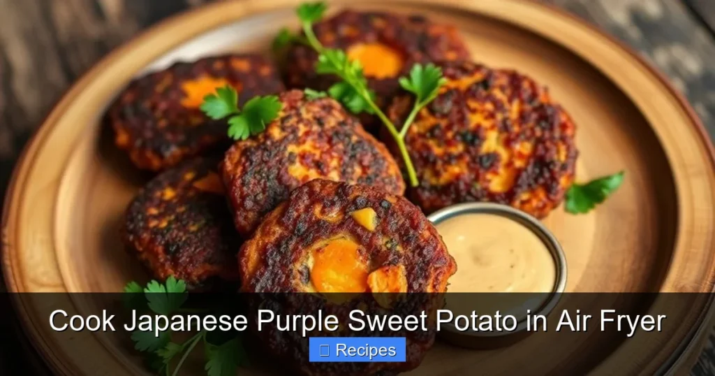 Cook Japanese Purple Sweet Potato in Air Fryer