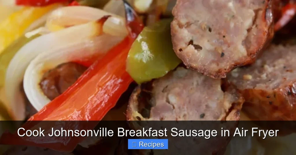Cook Johnsonville Breakfast Sausage in Air Fryer