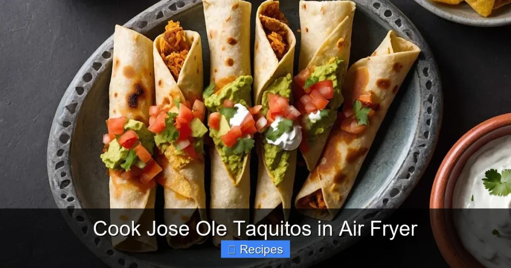 Cook Jose Ole Taquitos in Air Fryer