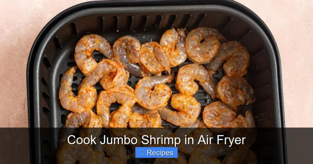 Cook Jumbo Shrimp in Air Fryer