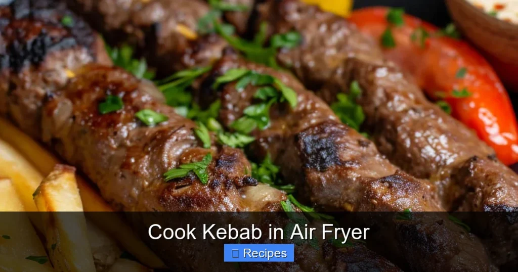 Cook Kebab in Air Fryer