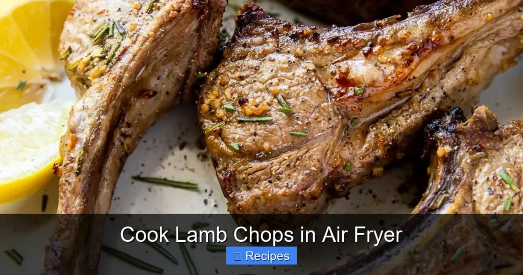 Cook Lamb Chops in Air Fryer