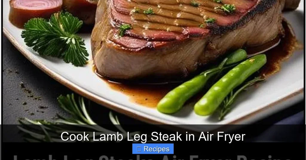 Cook Lamb Leg Steak in Air Fryer