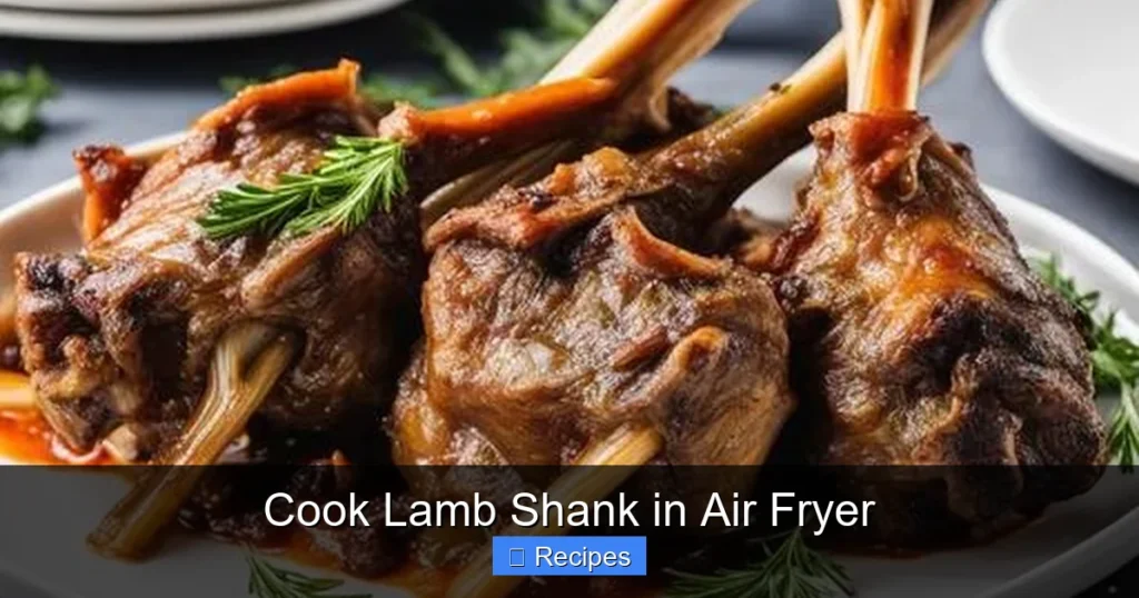 Cook Lamb Shank in Air Fryer