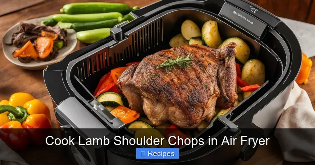 Cook Lamb Shoulder Chops in Air Fryer