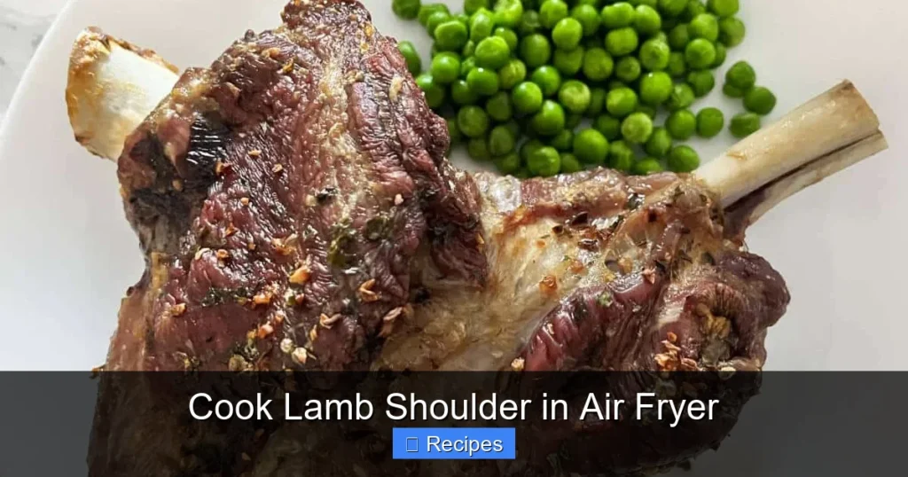 Cook Lamb Shoulder in Air Fryer