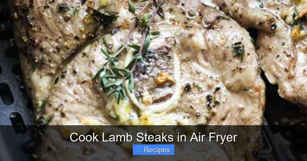 Cook Lamb Steaks in Air Fryer
