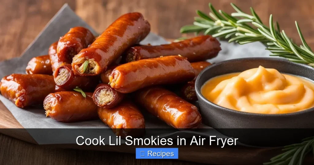Cook Lil Smokies in Air Fryer