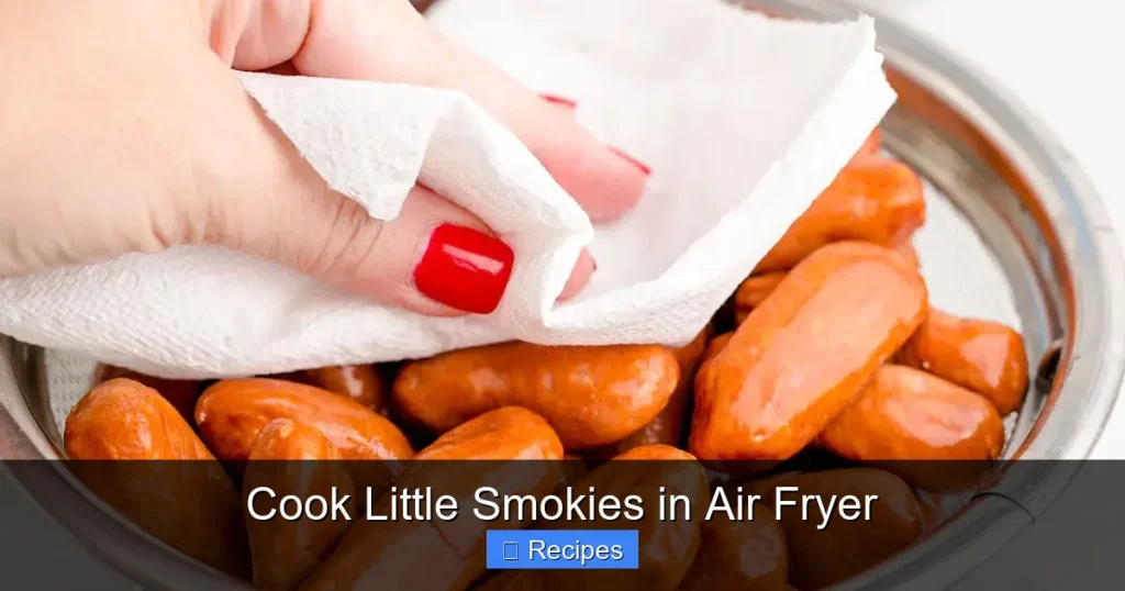 Cook Little Smokies in Air Fryer
