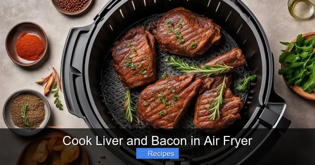 Cook Liver and Bacon in Air Fryer