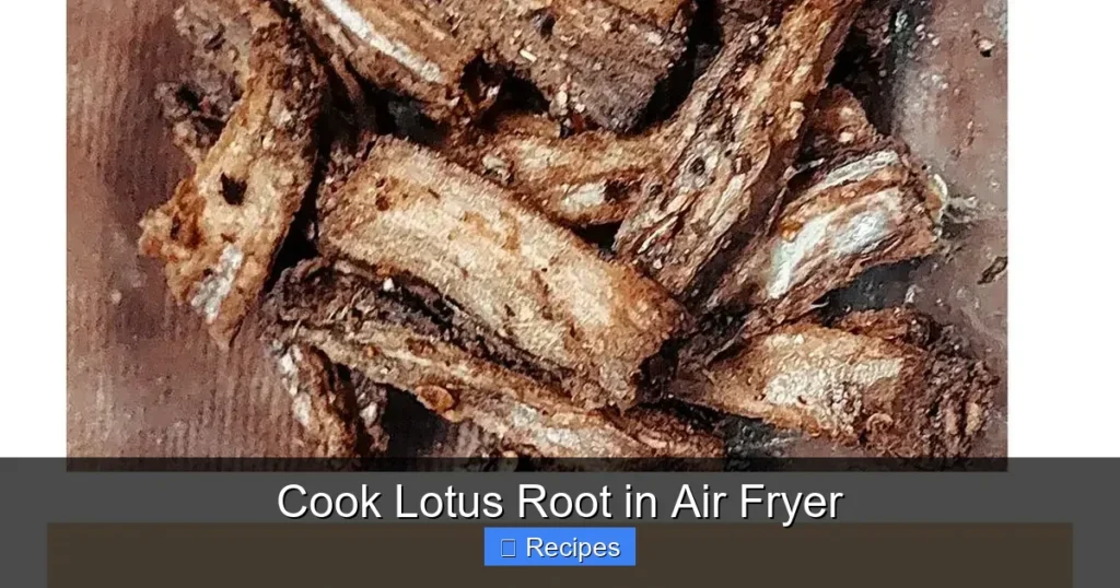 Cook Lotus Root in Air Fryer