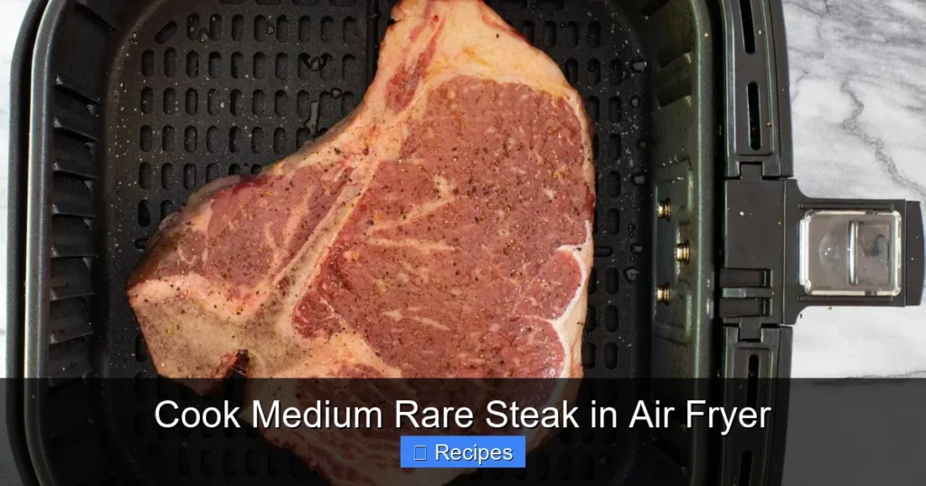 Cook Medium Rare Steak in Air Fryer