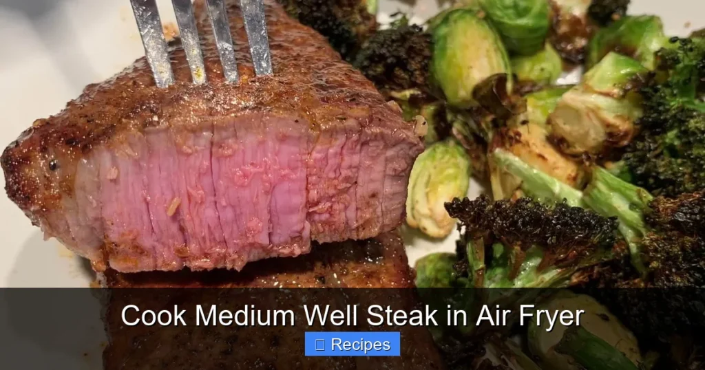Cook Medium Well Steak in Air Fryer