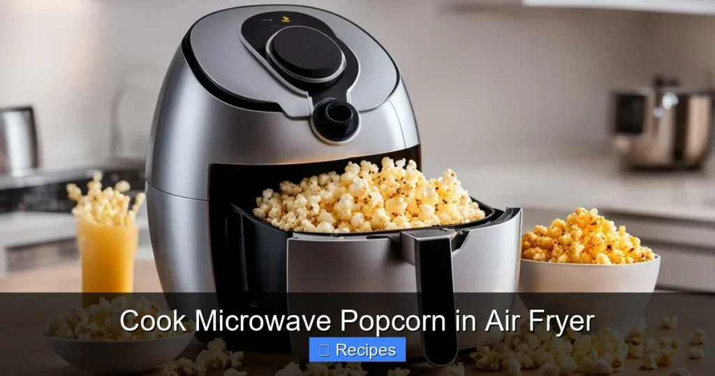 Cook Microwave Popcorn in Air Fryer