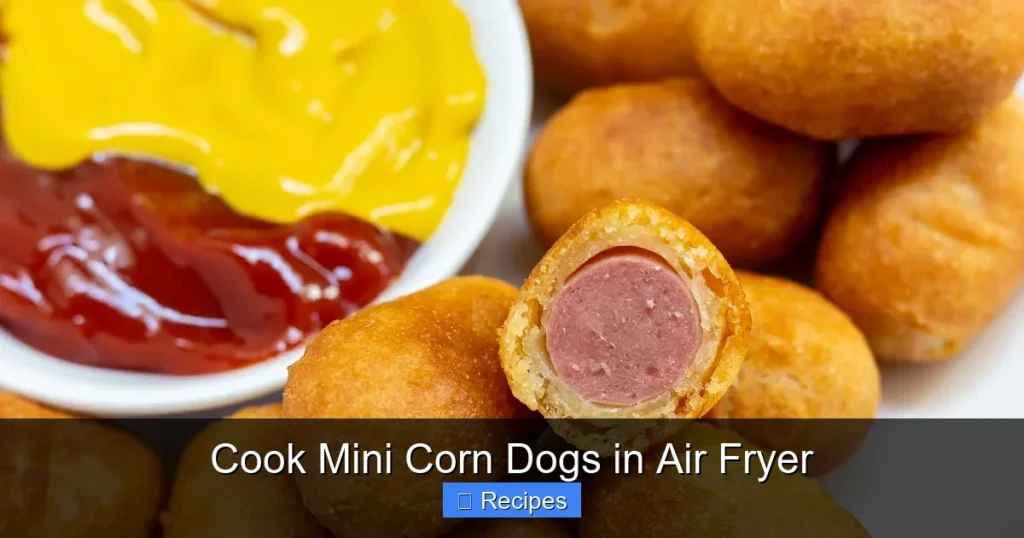 Cook Mini Corn Dogs in Air Fryer