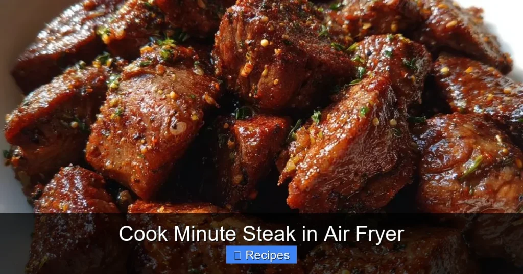 Cook Minute Steak in Air Fryer