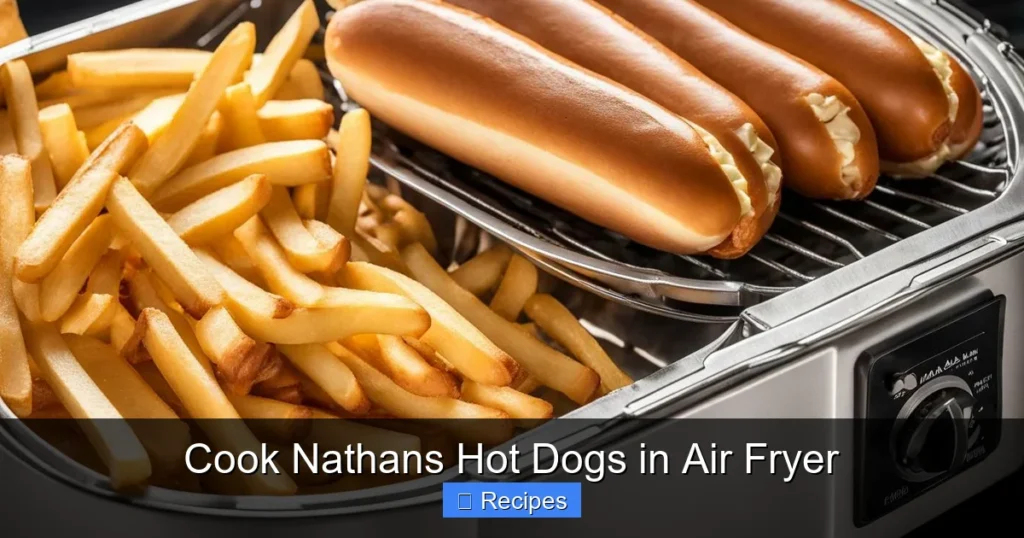 Cook Nathans Hot Dogs in Air Fryer