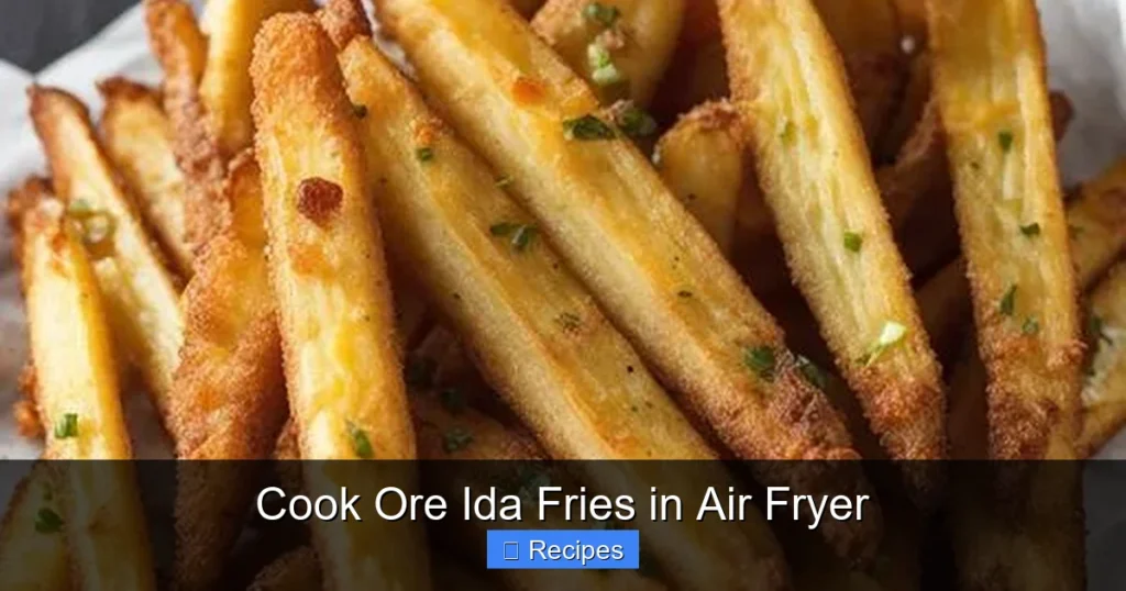 Cook Ore Ida Fries in Air Fryer