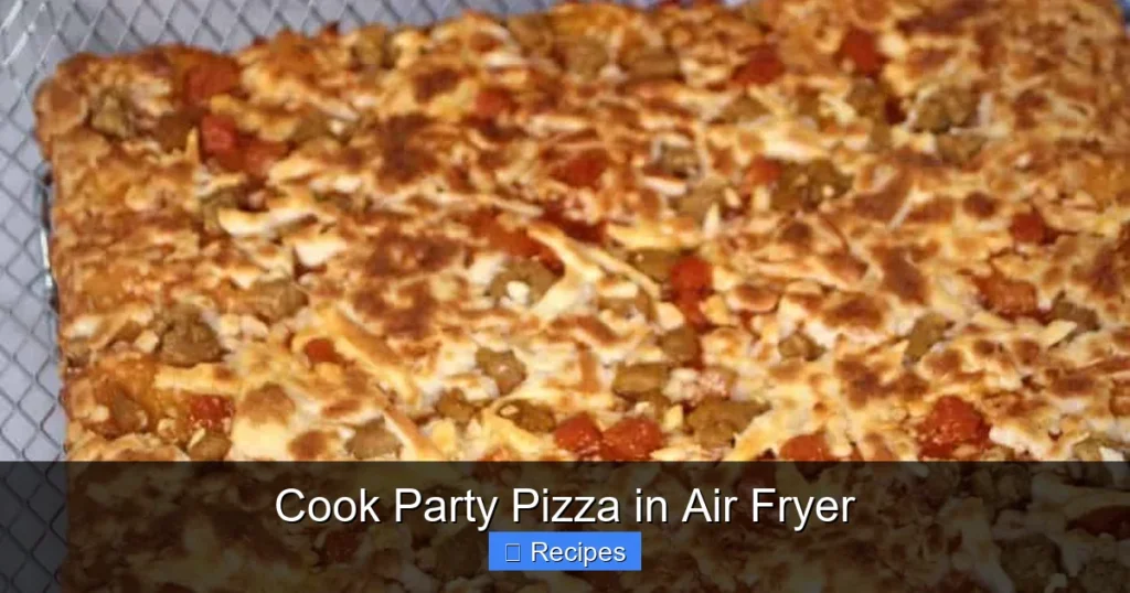 Cook Party Pizza in Air Fryer