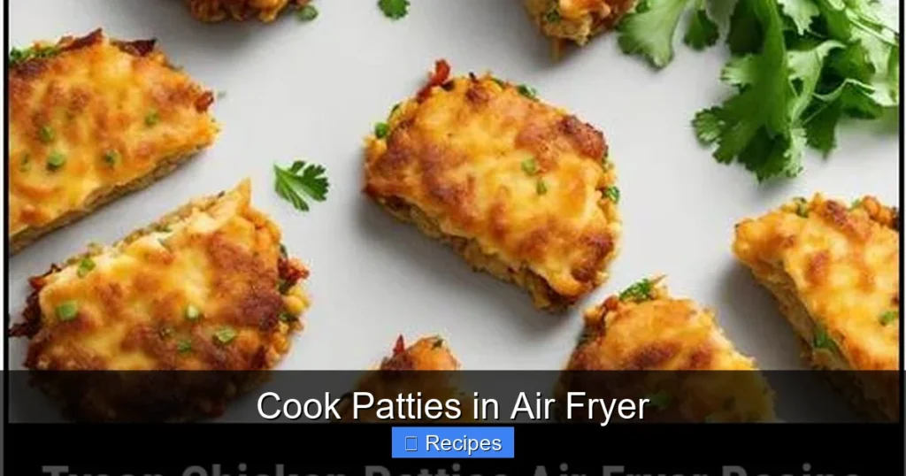 Cook Patties in Air Fryer