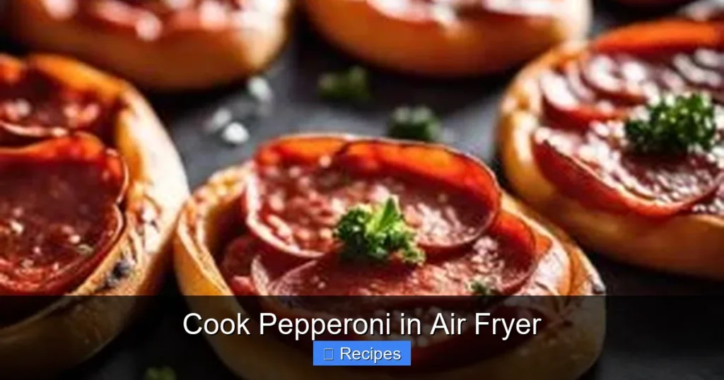 Cook Pepperoni in Air Fryer