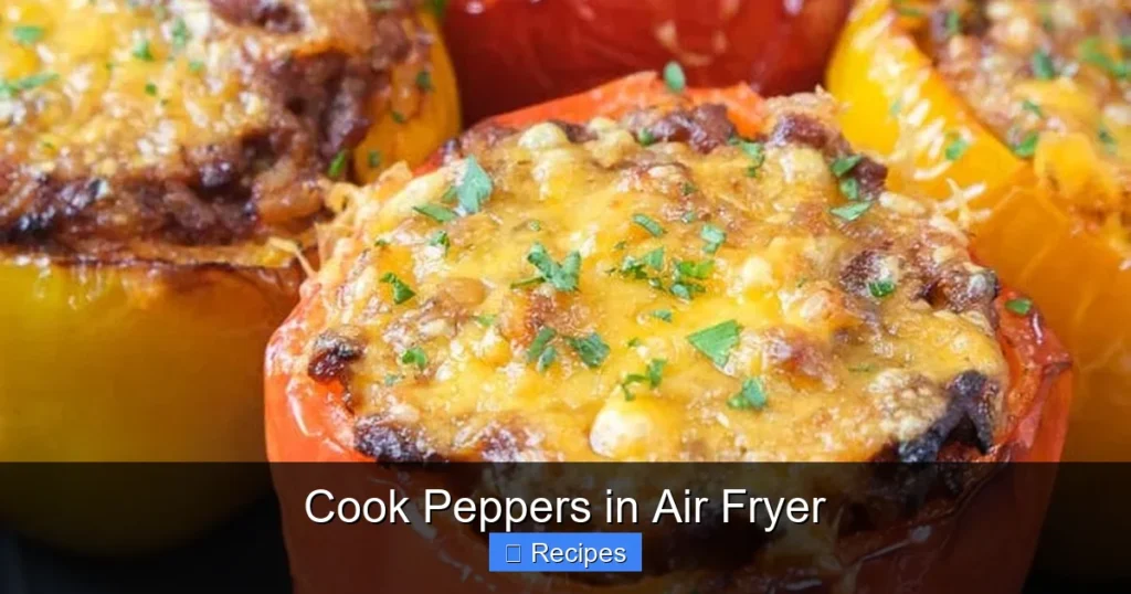 Cook Peppers in Air Fryer