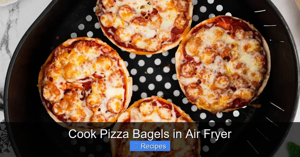 Cook Pizza Bagels in Air Fryer