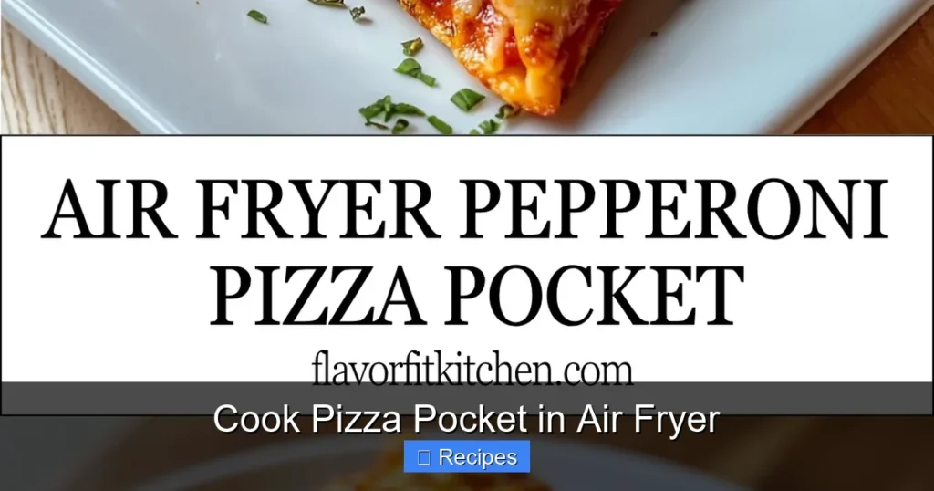 Cook Pizza Pocket in Air Fryer