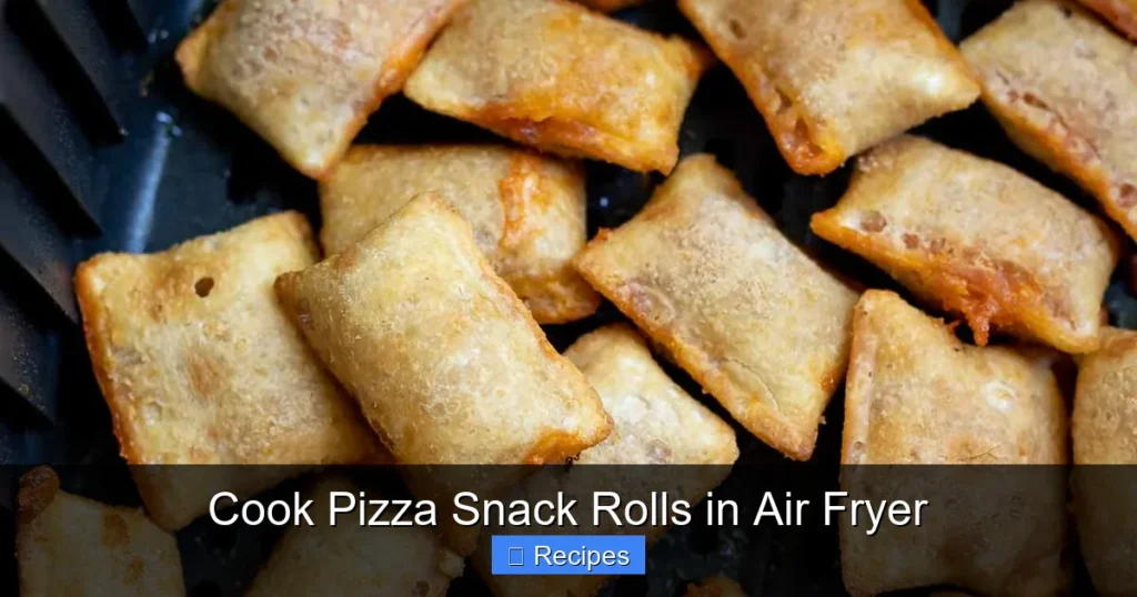 Cook Pizza Snack Rolls in Air Fryer