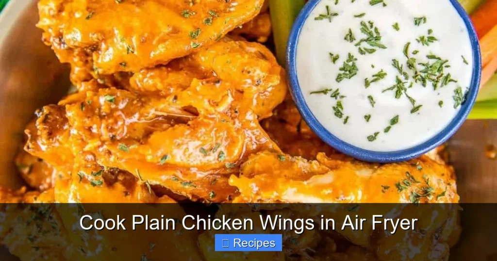 Cook Plain Chicken Wings in Air Fryer