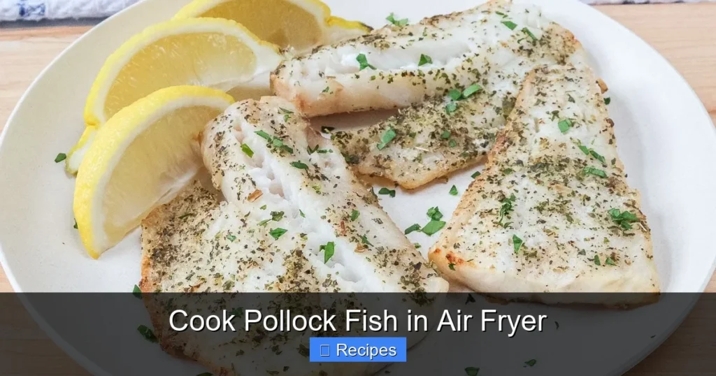 Cook Pollock Fish in Air Fryer