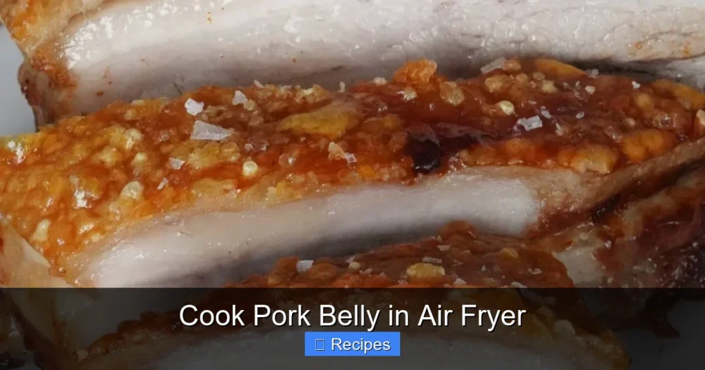 Cook Pork Belly in Air Fryer