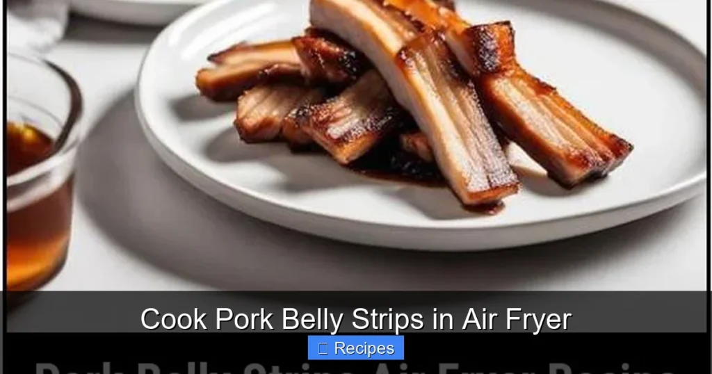 Cook Pork Belly Strips in Air Fryer