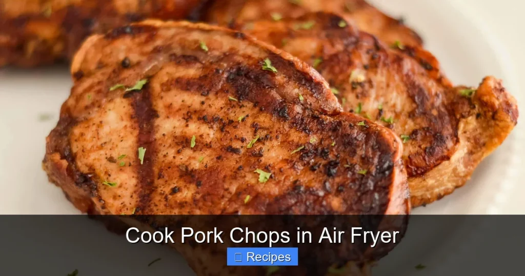 Cook Pork Chops in Air Fryer