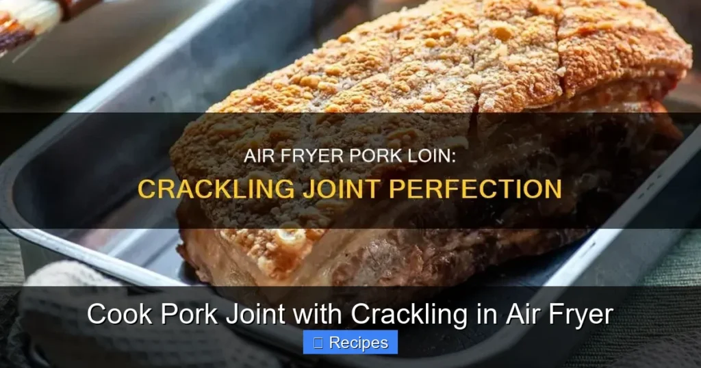 Cook Pork Joint with Crackling in Air Fryer