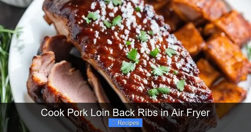 Cook Pork Loin Back Ribs in Air Fryer