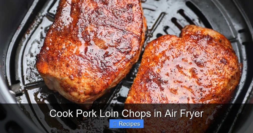 Cook Pork Loin Chops in Air Fryer
