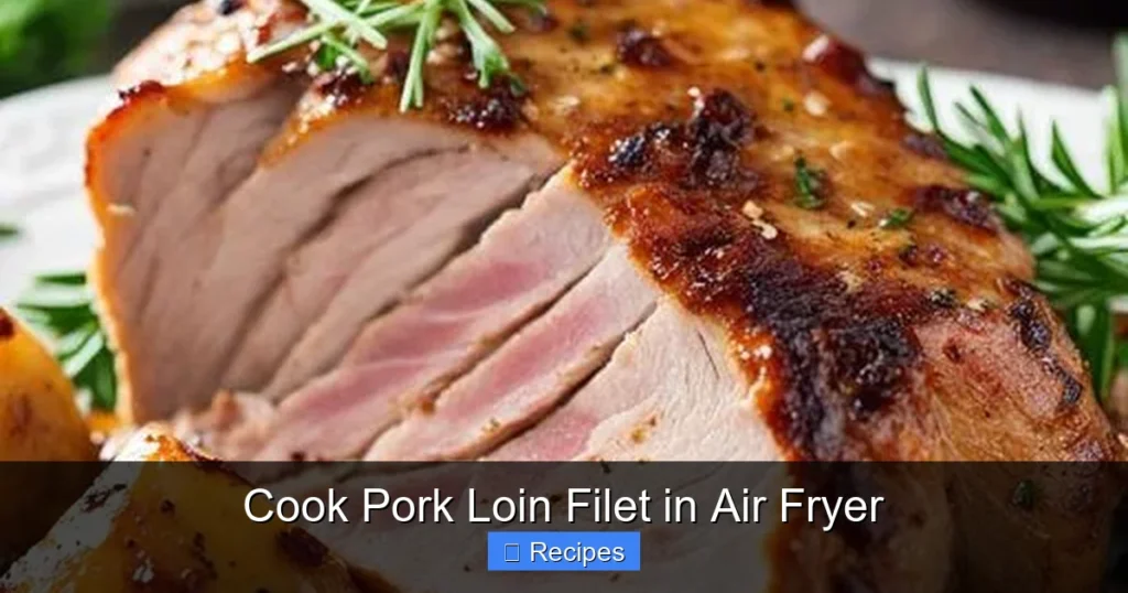 Cook Pork Loin Filet in Air Fryer